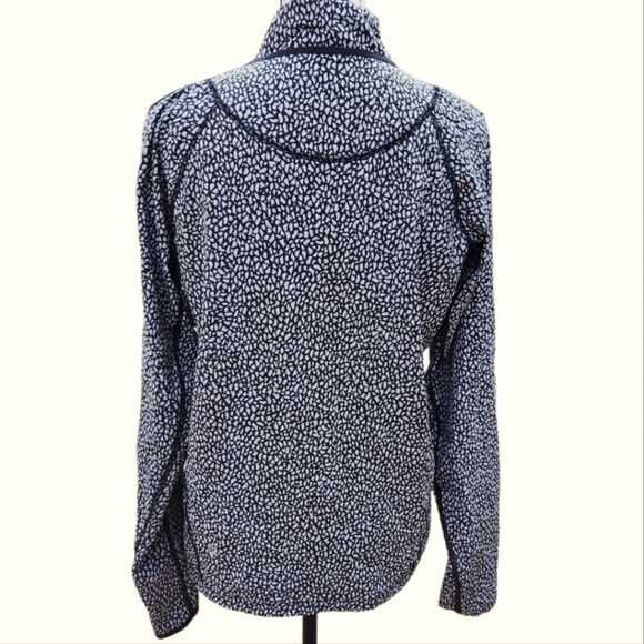 Lululemon Fast Track Reversible Zip-up Jacket Black White Women's size 6 - Picture 5 of 15